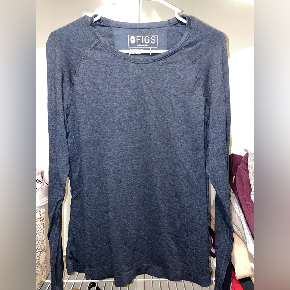 Figs Seamless Underscrub long sleeve - large